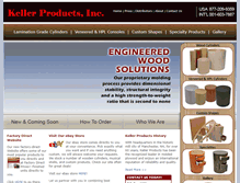 Tablet Screenshot of kellerwoodproducts.com